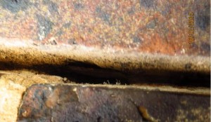 Over time the cracks deepen